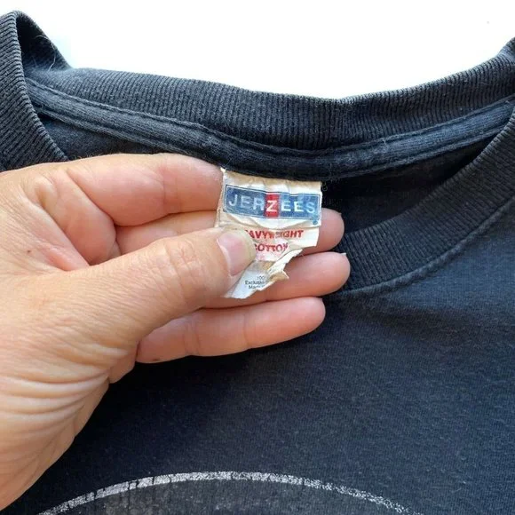 Vintage Mortal Kombat MEDIUM Logo Short Sleeve Cotton TShirt Adult Black Jerzees - Picture 4 of 8